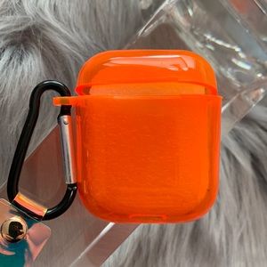 Neon Orange AirPod 1/2 Case